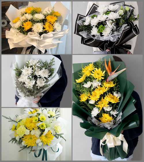 广东汕头市澄海区盐鸿镇鸿一村白事花束代送